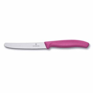 Faca de tomate Victorinox para uma preparação impecável de saladas frescas. Compre online e desfrute da qualidade suíça.