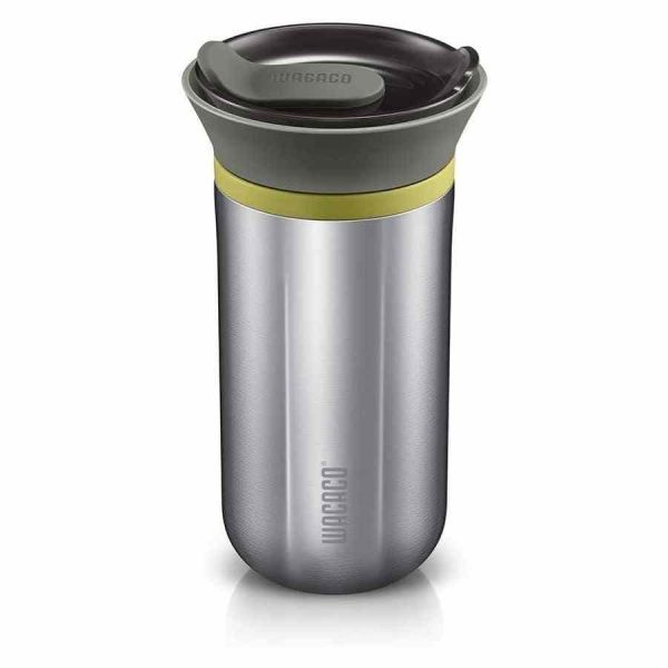 Copocafé portátil Wacaco Cuppamoka - derrame a sua paixão pelo café com esta cafeteira compacta e elegante. Ideal para viagens ou uso diário.