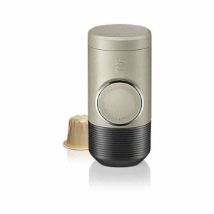 Máquina de café expresso portátil Wacaco Minipresso NS2 - Desfrute de café fresco em qualquer lugar com esta máquina compacta para cápsulas de café. Ideal para viagens!