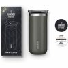 Caneca isolada a vácuo Wacaco Octaroma Lungo 300 ml, cinza escuro - Mantenha sua bebida quente por mais tempo com esta caneca premium. Perfeito para desfrutar seu Lungo favorito! Compre agora.