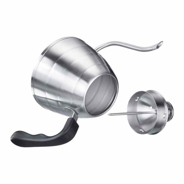 Chaleira de alta qualidade com termômetro integrado, 800 ml - Westmark Brasilia Plus. Design inovador de pescoço de ganso. Ideal para chá.