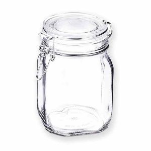 Frasco de vidro Westmark com tampa flip-top 2 l - Armazene seus alimentos com estilo neste durável frasco de 2 litros. Perfeito para a sua cozinha moderna.