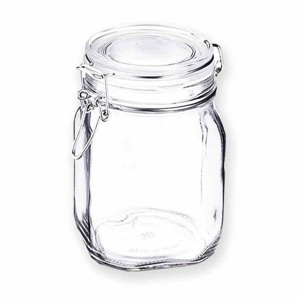 Frasco de vidro Westmark com tampa flip-top 2 l - Armazene seus alimentos com estilo neste durável frasco de 2 litros. Perfeito para a sua cozinha moderna.