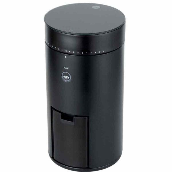 Moedor de café uniforme Wilfa WSFBS-200B com escala de precisão - Desfrute do melhor café com este moedor de alta qualidade e precisão. Ideal para os amantes de café exigentes!
