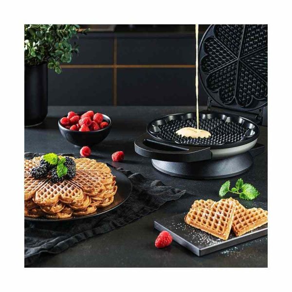 Máquina de Waffles Wilfa WM-623 BELL em aço inoxidável para um pequeno-almoço perfeito. Ideal para deliciosos waffles caseiros!