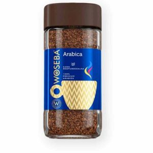 Delicie-se com o Café Instantâneo Woseba Arábica 100 g - Aroma intenso e sabor puro. Desfrute de um momento requintado com este café de alta qualidade!