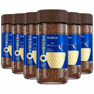 Café Instantâneo Woseba Arábica 6 x 100 g - Aroma intenso e sabor único para apreciar a qualquer hora. Produto premium para comprar online.