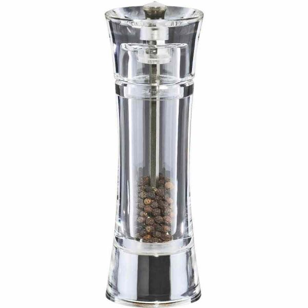 Moinho de pimenta em acrílico Zassenhaus Aachen - Moedor de especiarias de alta qualidade para temperar alimentos. Ideal para cozinha gourmet.