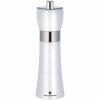 Moedor de sal Zassenhaus Hamburg branco de 18 cm, design elegante para temperar os seus pratos com estilo. Prático e durável!